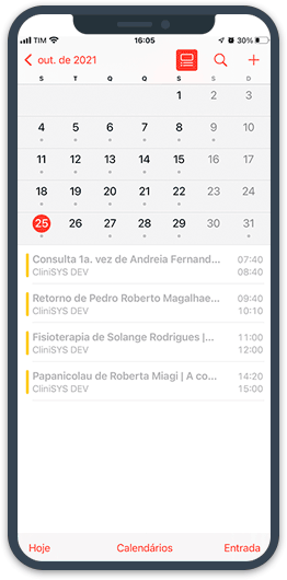 Sincronizar agenda CliniSYS